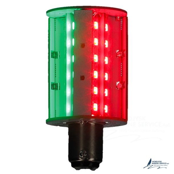 berømt Karakter galning Lanterne LED pære BAY15D 35W rød/grøn - LED pærer / spots - Nordjysk Marine  Service